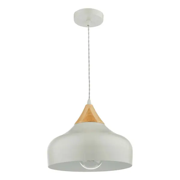 Gaucho Grey & Wood Pendant