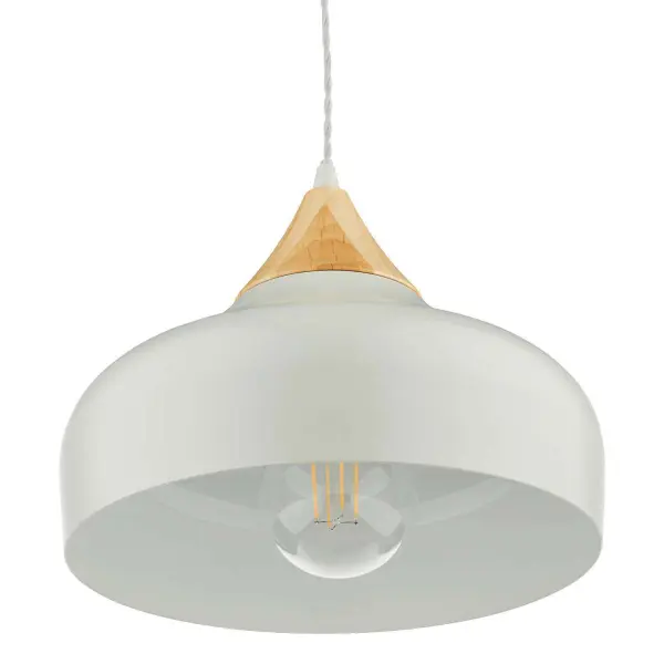 Gaucho Grey & Wood Pendant