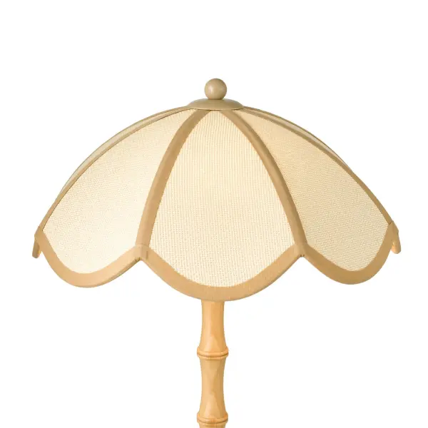 Giuliana Rattan Table Lamp C/W Shade