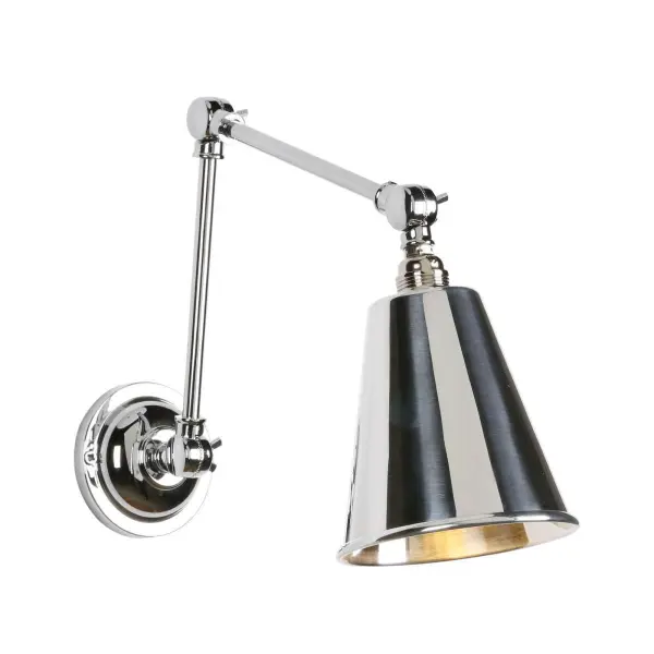 Hackney Wall Light Polished Chrome