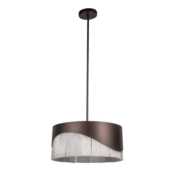 Hamilton 3 Light Dark Bronze Pendant