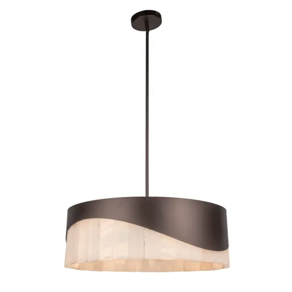 Hamilton 6 Light Dark Bronze Pendant