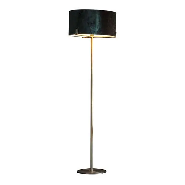 Hayfield Floor Light in Matt Antique Brass