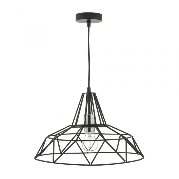 Hitika Pendant Black & Polished Chrome