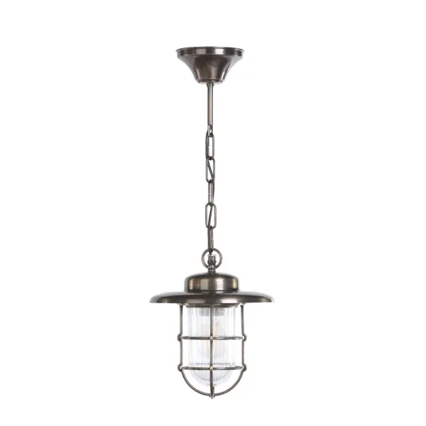 Humber Antique Brass Outdoor Pendant IP44