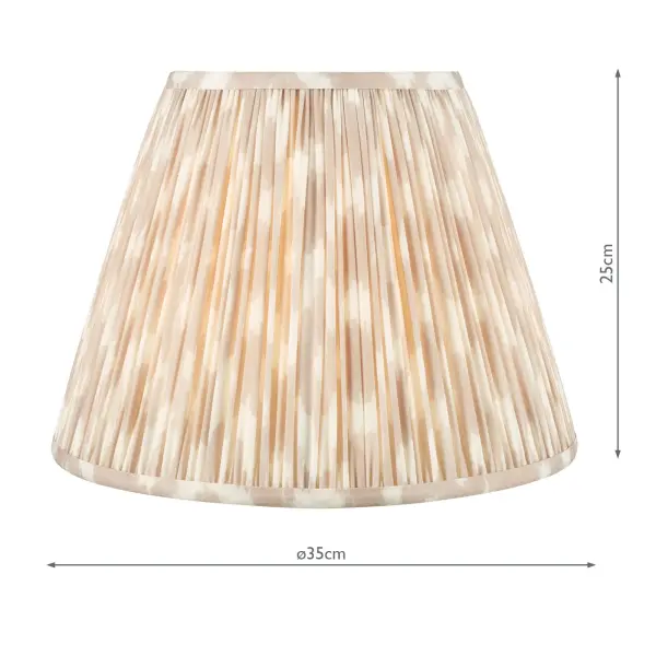 Ikat Taupe 350mm Cotton Empire Shade