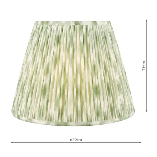 Ikat Green 400mm Cotton Empire Shade