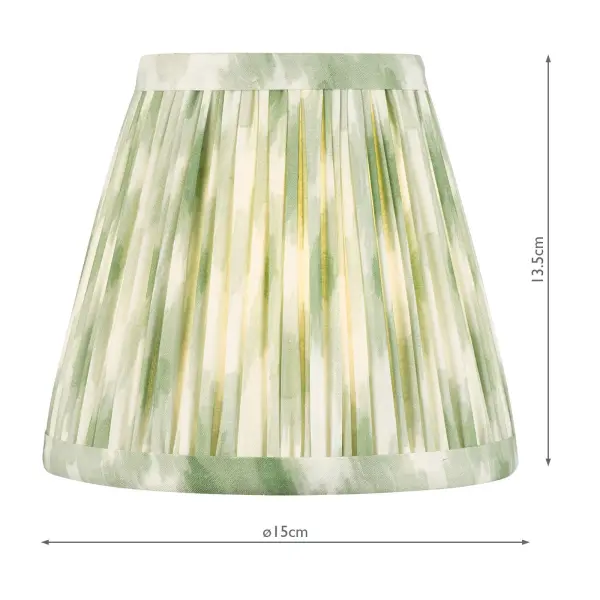 Ikat Green 150mm Cotton Empire Shade