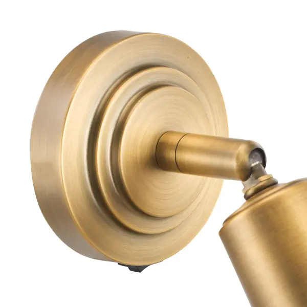 Jedrek Single Aged Brass Spotlight