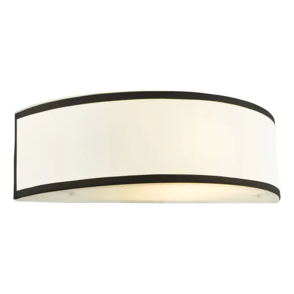 Jemima White & Black Wall Light
