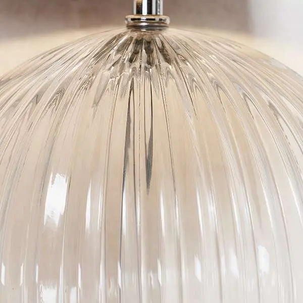 Jemma Clear Glass Table Lamp