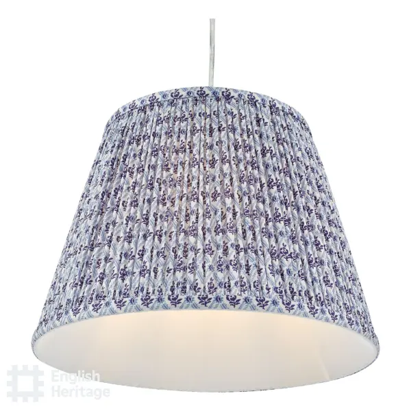 St John Blue 35cm Cotton Empire Shade