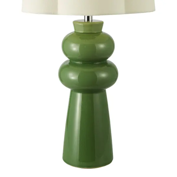 Jordana Green Table Lamp C/W Shade