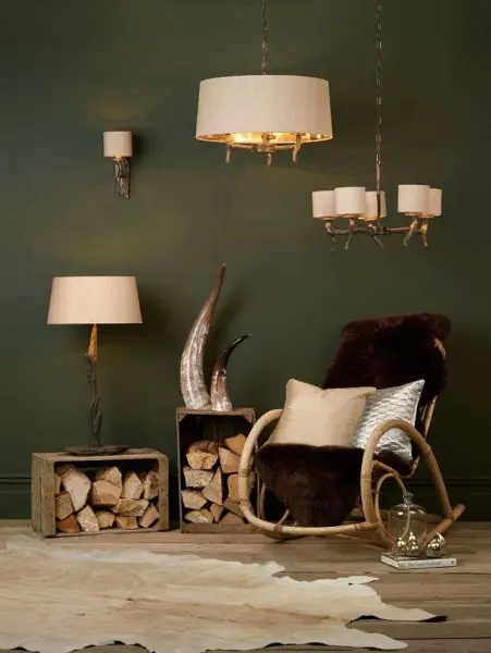 Joshua Single Wall Bracket Bronze Bespoke Silk Shade Bronze Lining