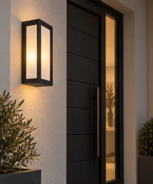Keating Anthracite Wall Light IP54