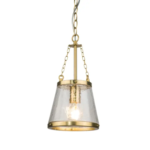 Kimi Tapered Brass Pendant