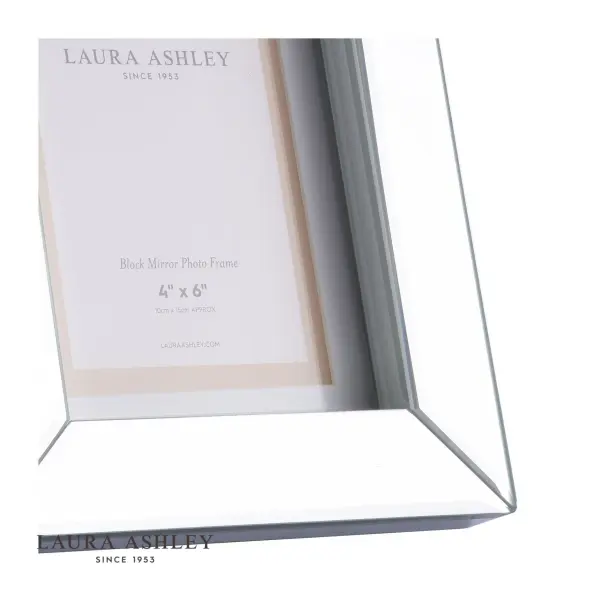 Block Mirror 4x6 inch Photo Frame