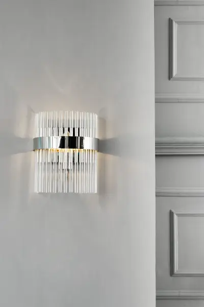 Alexa Wall Light in Polished Nickel