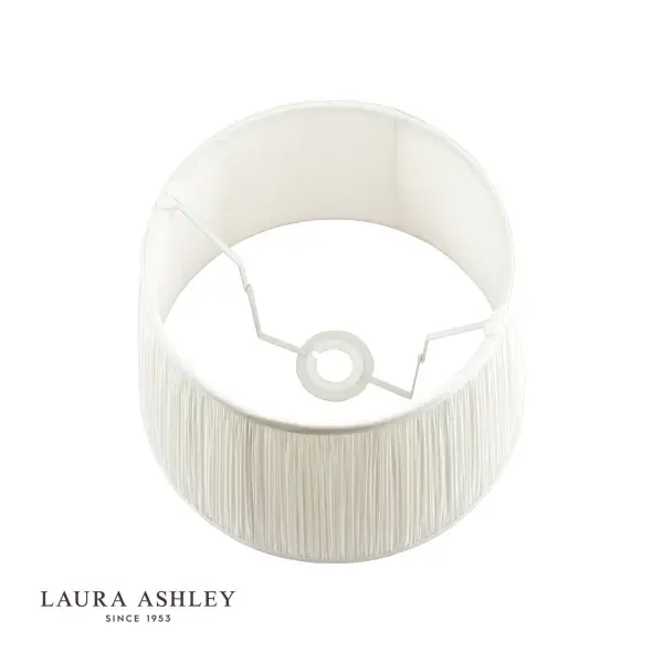 Hemsley Pleated Silk Cream Shade 200mm/8 Inch