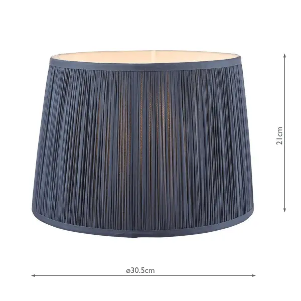 Hemsley Silk Empire Midnight Blue 30cm/12 Inch Shade