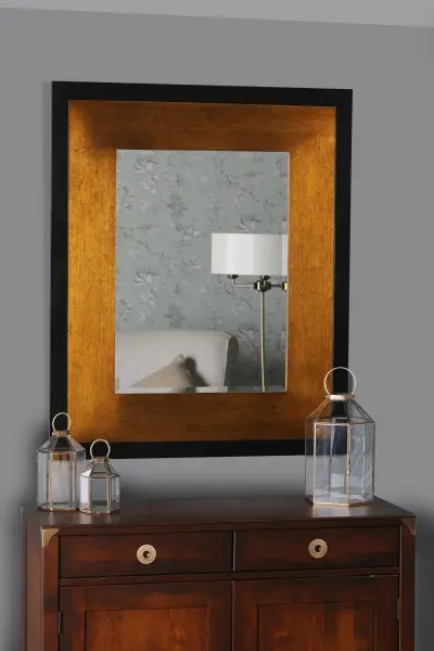 Laura Ashley Cara Mottled Bronze Mirror 114 x 94cm