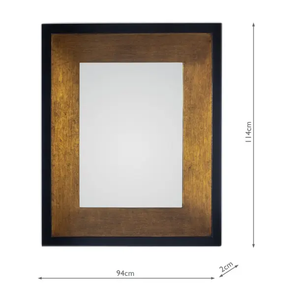 Laura Ashley Cara Mottled Bronze Mirror 114 x 94cm