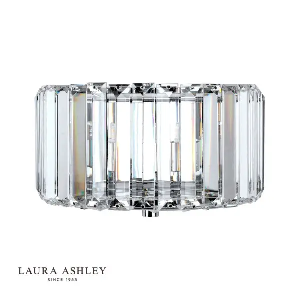 Fernhurst Wall Light Polished Chrome Glass