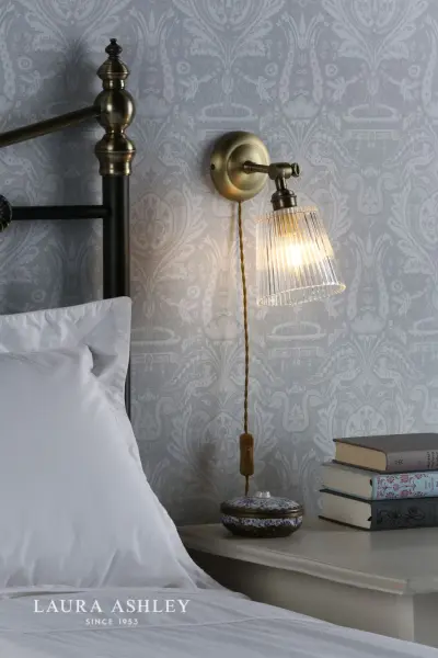 Callaghan Plugged Wall Light in Antique Brass