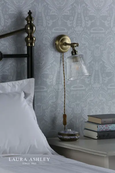 Callaghan Plugged Wall Light in Antique Brass
