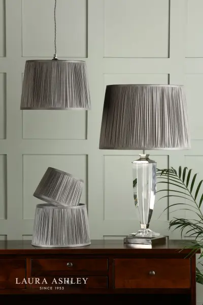 Hemsley Silk Grey Shade 405mm/16 inch