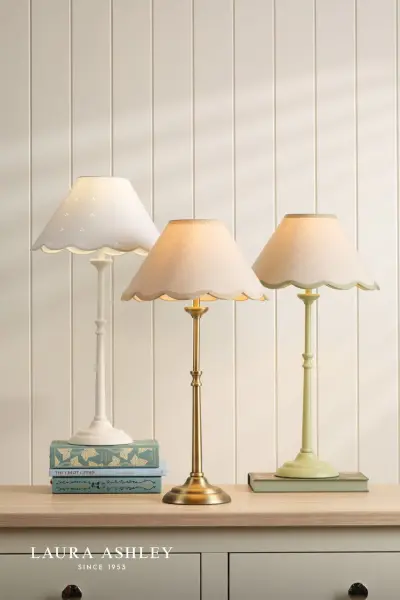 Cordwell Matt Green Table Lamp C/W Shade