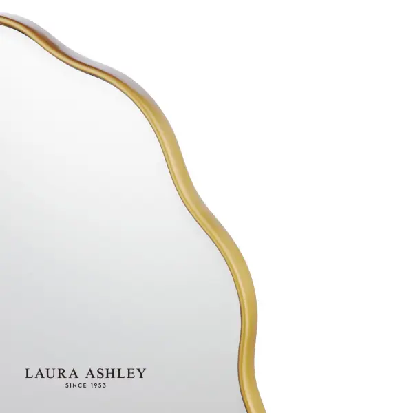 Laura Ashley Medora Mirror Matt Gold 71 x 55cm