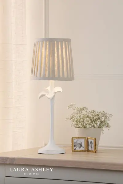 Eleni White Table Lamp C/W Shade