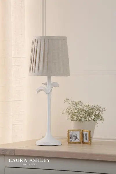 Eleni White Table Lamp C/W Shade