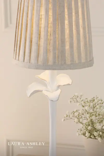Eleni White Table Lamp C/W Shade
