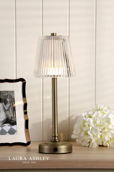 Callaghan LED Rechargeable Antique Brass Table Lamp