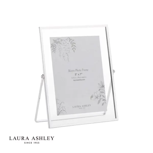 Moira 5x7 Inch Polished Silver & Glass Photo Frame