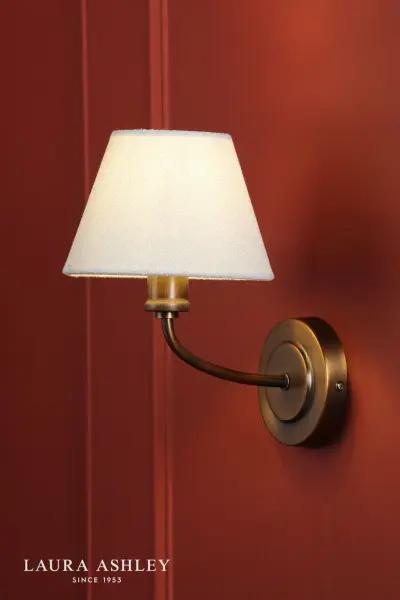 Denston Antique Bronze Wall Light C/W Shade
