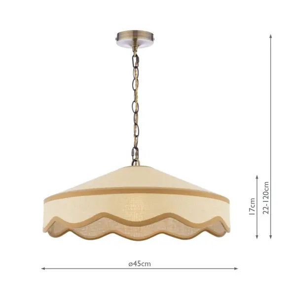 Buckenham Single Rattan Pendant