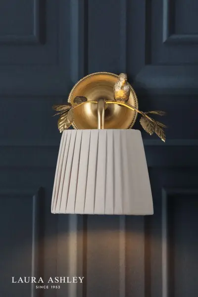 Egelton Aged Brass Wall Light C/W Shade