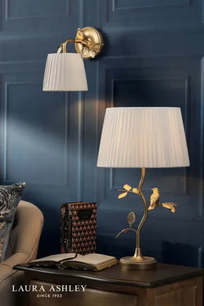 Egelton Aged Brass Wall Light C/W Shade
