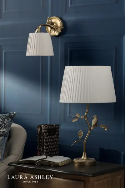 Egelton Aged Brass Wall Light C/W Shade
