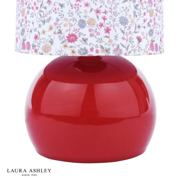 Knowlton Pink Glazed Table Lamp C/W Shade