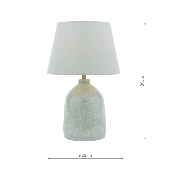 Campion Ceramic Table Lamp C/W Shade