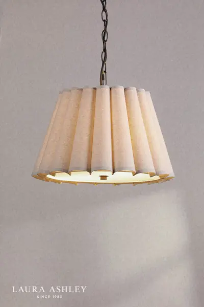 Holwell Antique Bronze Pendant with Natural Shade