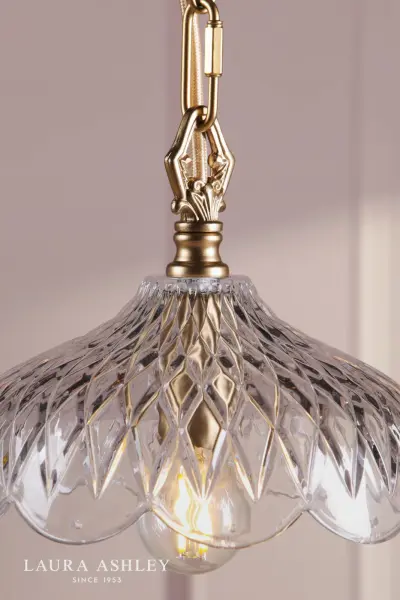 Eversden Antique Brass Single Pendant