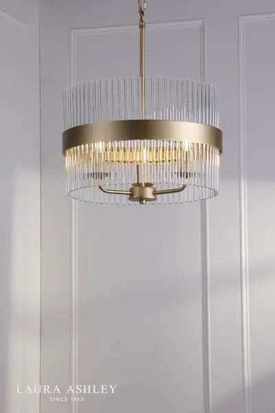 Alexa 3 Light Antique Brass Pendant