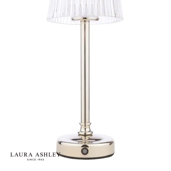 Callaghan LED Rechargeable Polished Nickel Table Lamp
