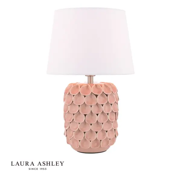 Marwick Pink Ceramic Table Lamp C/W Shade
