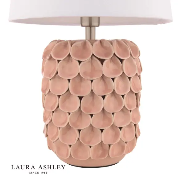 Marwick Pink Ceramic Table Lamp C/W Shade